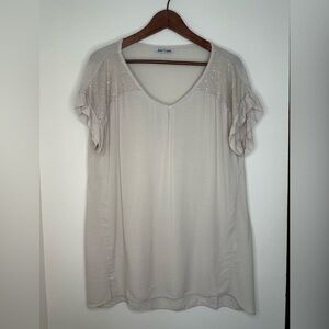 Elegant Cream Women's Top